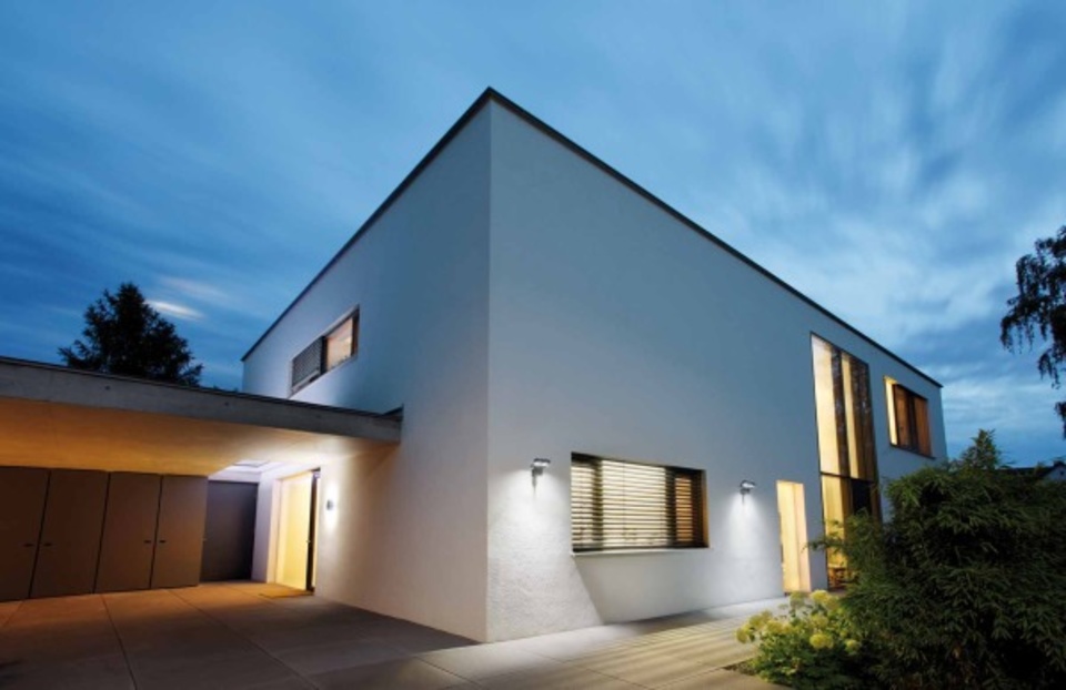 Aussenbeleuchtung bei AEM Elektrotechnik GmbH in Mainz am Rhein