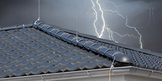 Äußerer Blitzschutz bei AEM Elektrotechnik GmbH in Mainz am Rhein